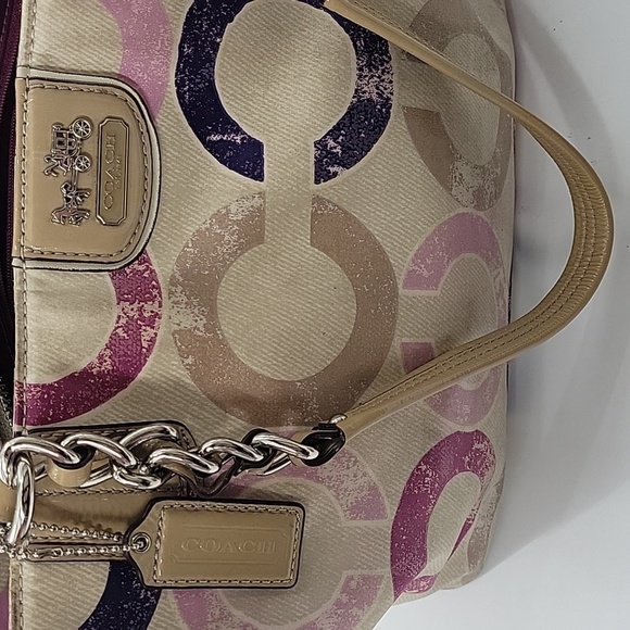 Coach Multicolor Signature Tote and Wallet Set - Picture 9 of 16